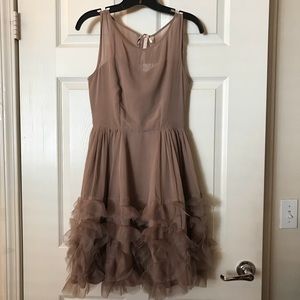 Lauren Conrad Runway Ruffle Organza Rosette Dress